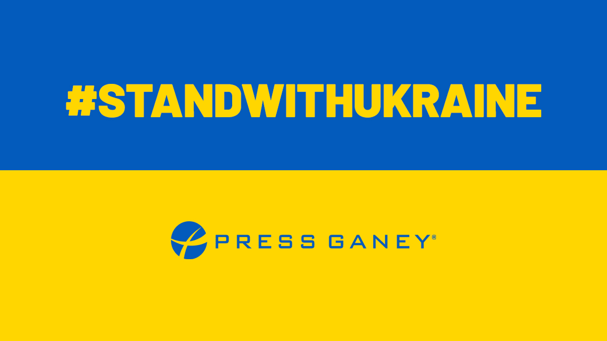 Press Ganey #StandWithUkraine