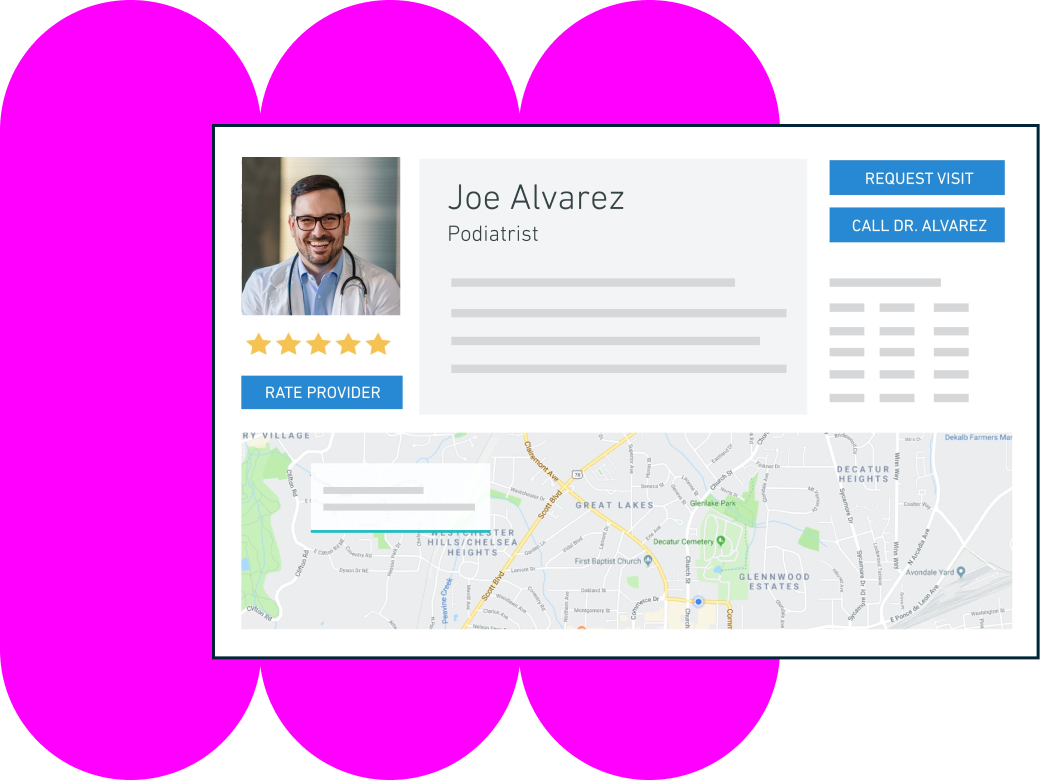 Make it easy for patients to pick you