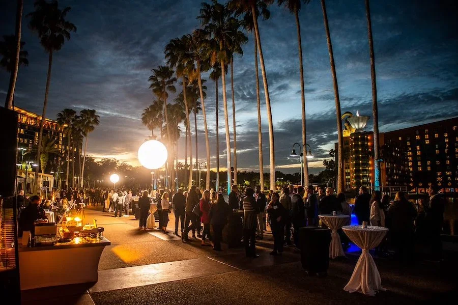 Welcome reception at Walt Disney Swan and Dolphin.