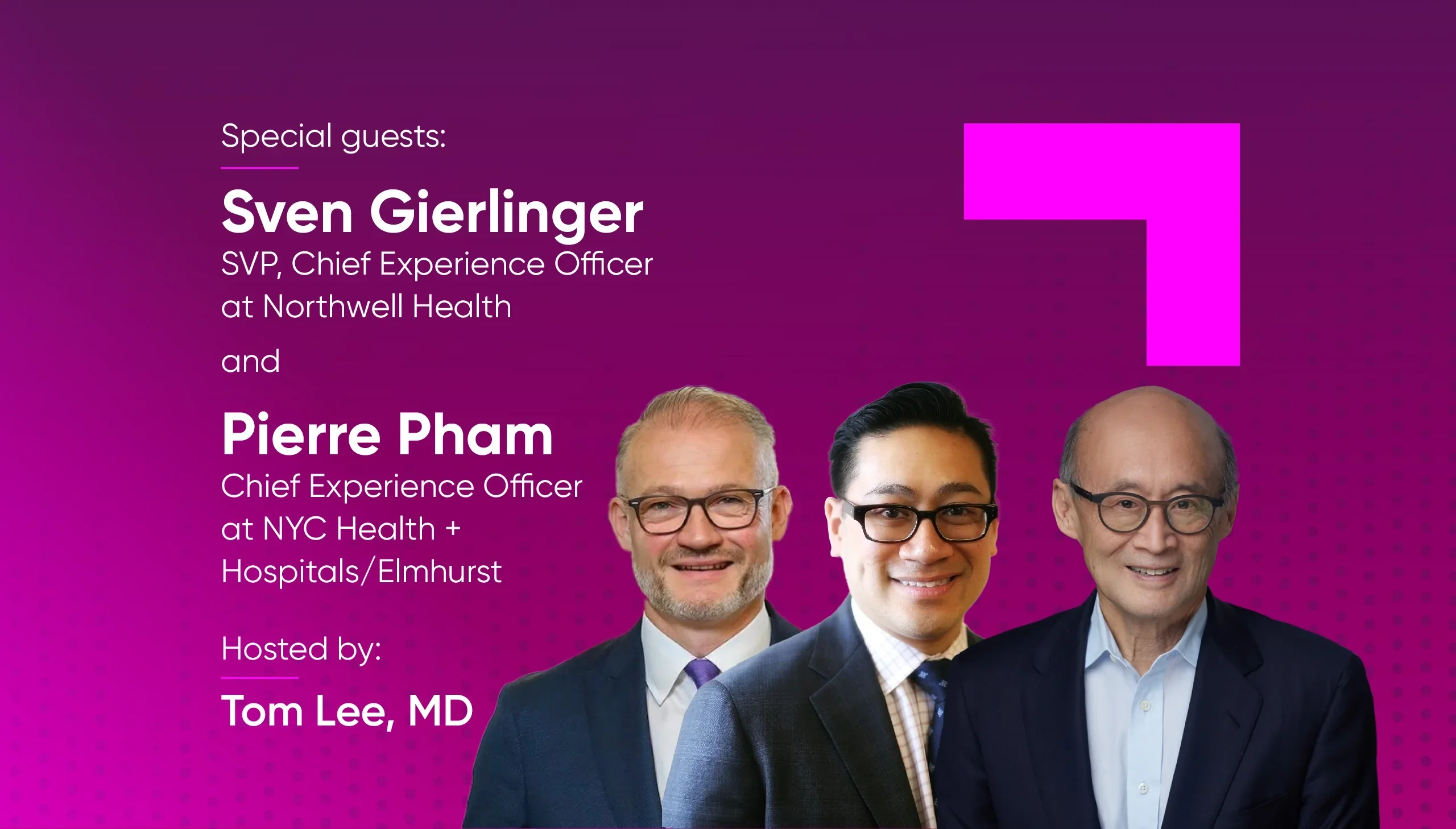 Episode 05: Hospitality in healthcare: Delivering exceptional patient experiences PC P0008 PGPulse Web Ep 5 V2 3