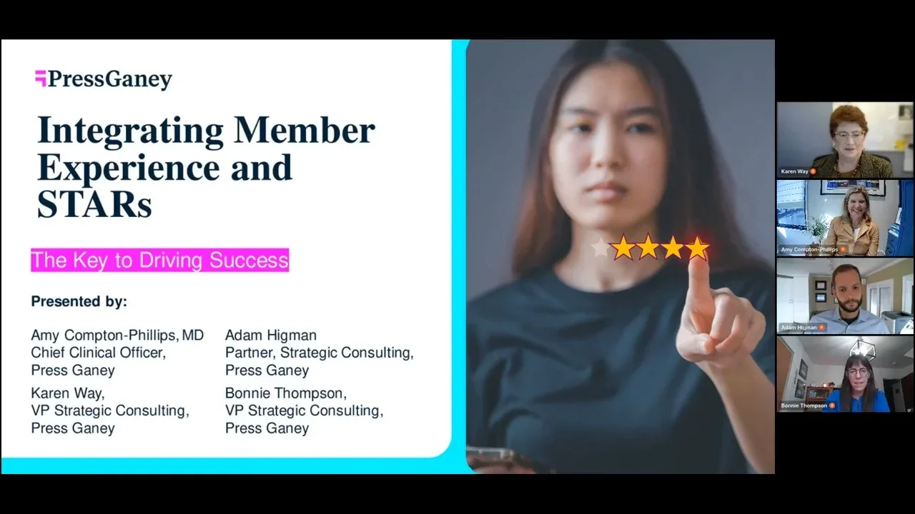 Integrating member experience and STARs: The key to driving success afb0a8a56baebbe26337d464b97ed015